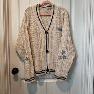 Taylor Swift Folklore Album Cozy Cream Cardigan